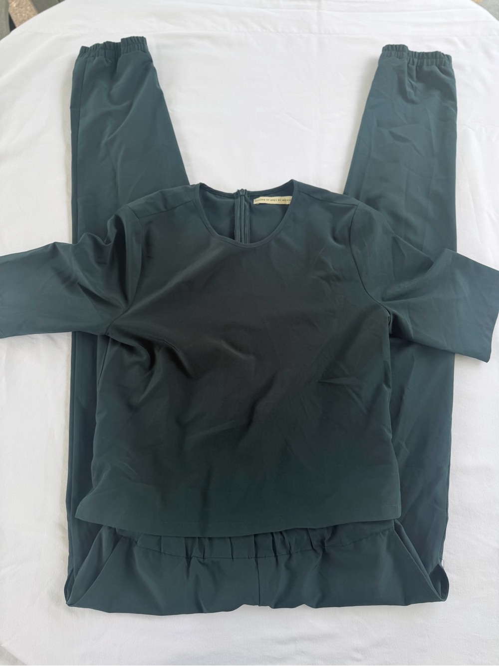 Dark Green Jumpsuit Women’s Size Small Lightweight Fall Breathable Streetwear